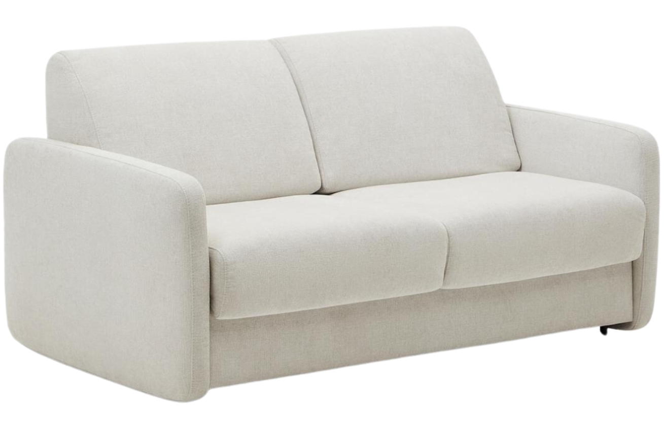 Šedá čalouněná rozkládací pohovka Kave Home Nuala 204 cm