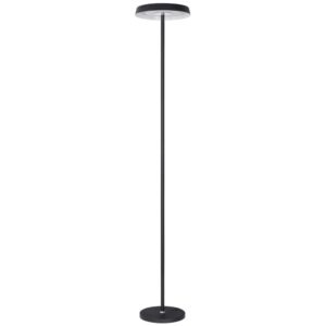 Černá kovová stojací LED lampa Nova Luce Viti 170 cm
