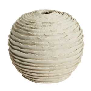 Kave Home Béžová keramická váza Evania 15