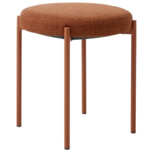 Unique Furniture Terakotově oranžová čalouněná stolička Pelican 48 cm