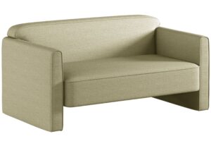 Micadoni Zelená dvoumístná pohovka Abby 140 cm