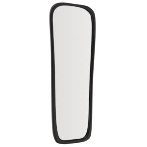 Kave Home Černé dřevěné závěsné zrcadlo Alura 158 x 61 cm
