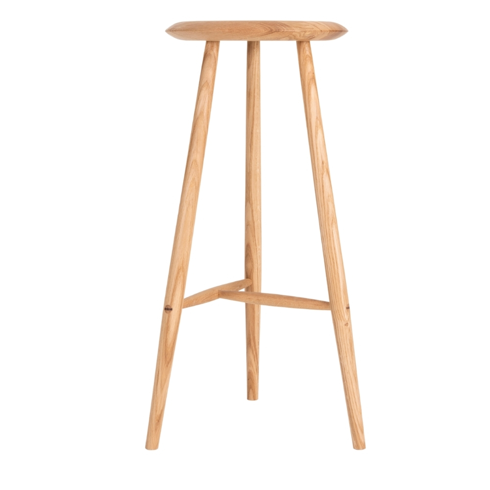 Gazzda Dubová barová židle Blanc 65 cm