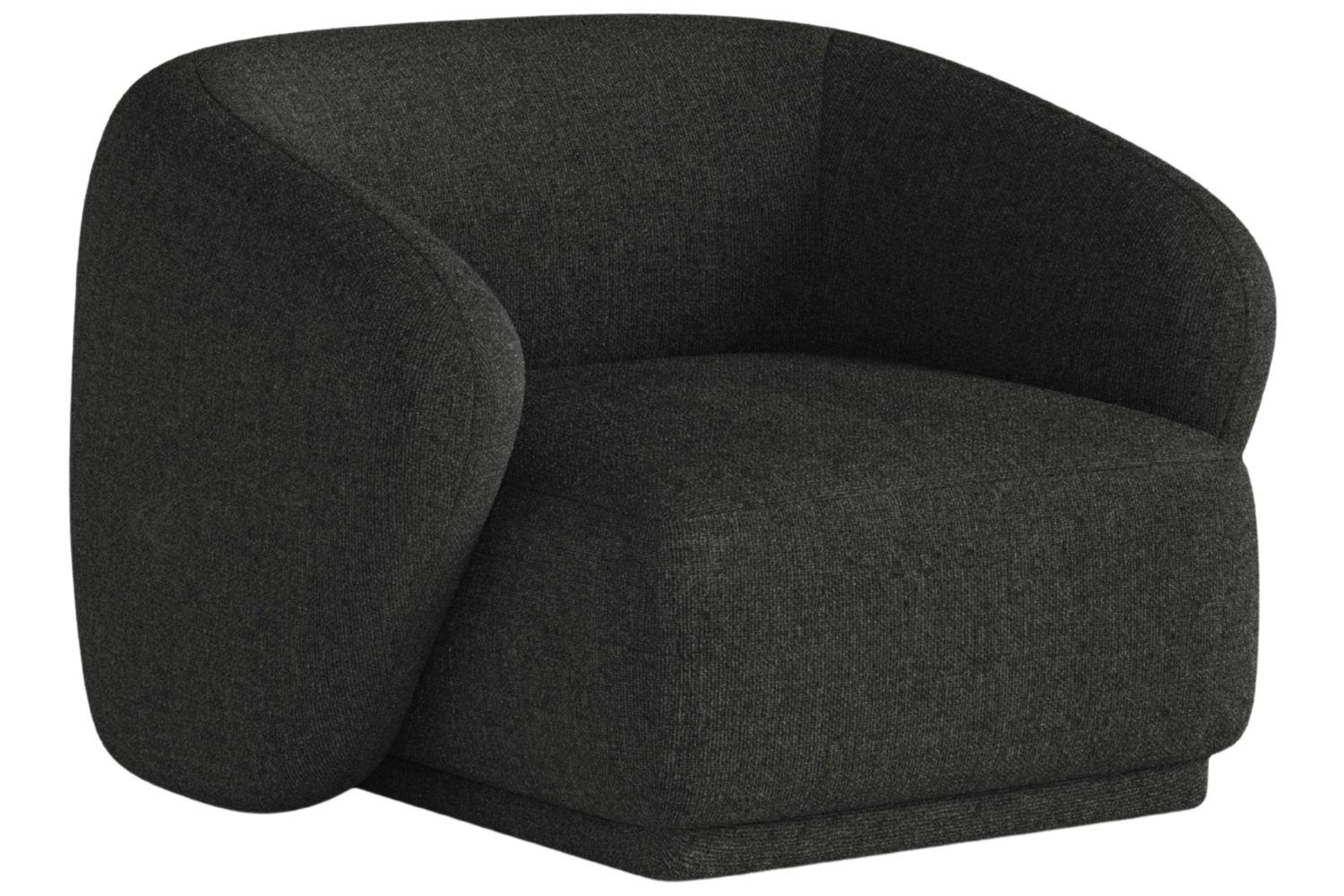 Maison Heritage Antracitově šedé čalouněné křeslo Jane