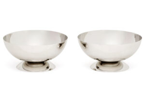 Kave Home Set dvou nerezových misek Nirela 12