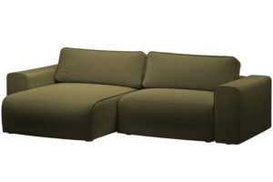 Micadoni Zelená rozkládací pohovka Victor 246 cm