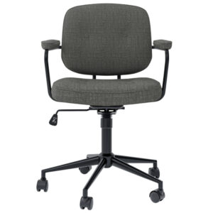 Somcasa Tmavě šedá konferenční židle Columbia